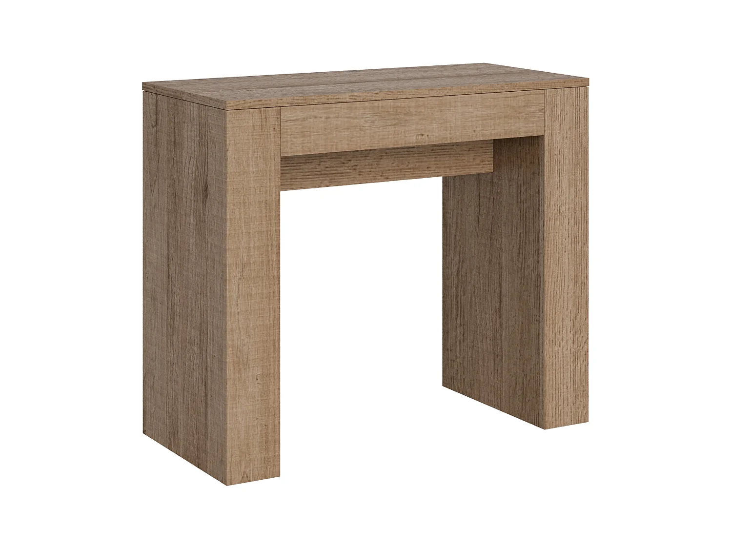 Console extensible 90x42/302 cm Modem Chêne Nature