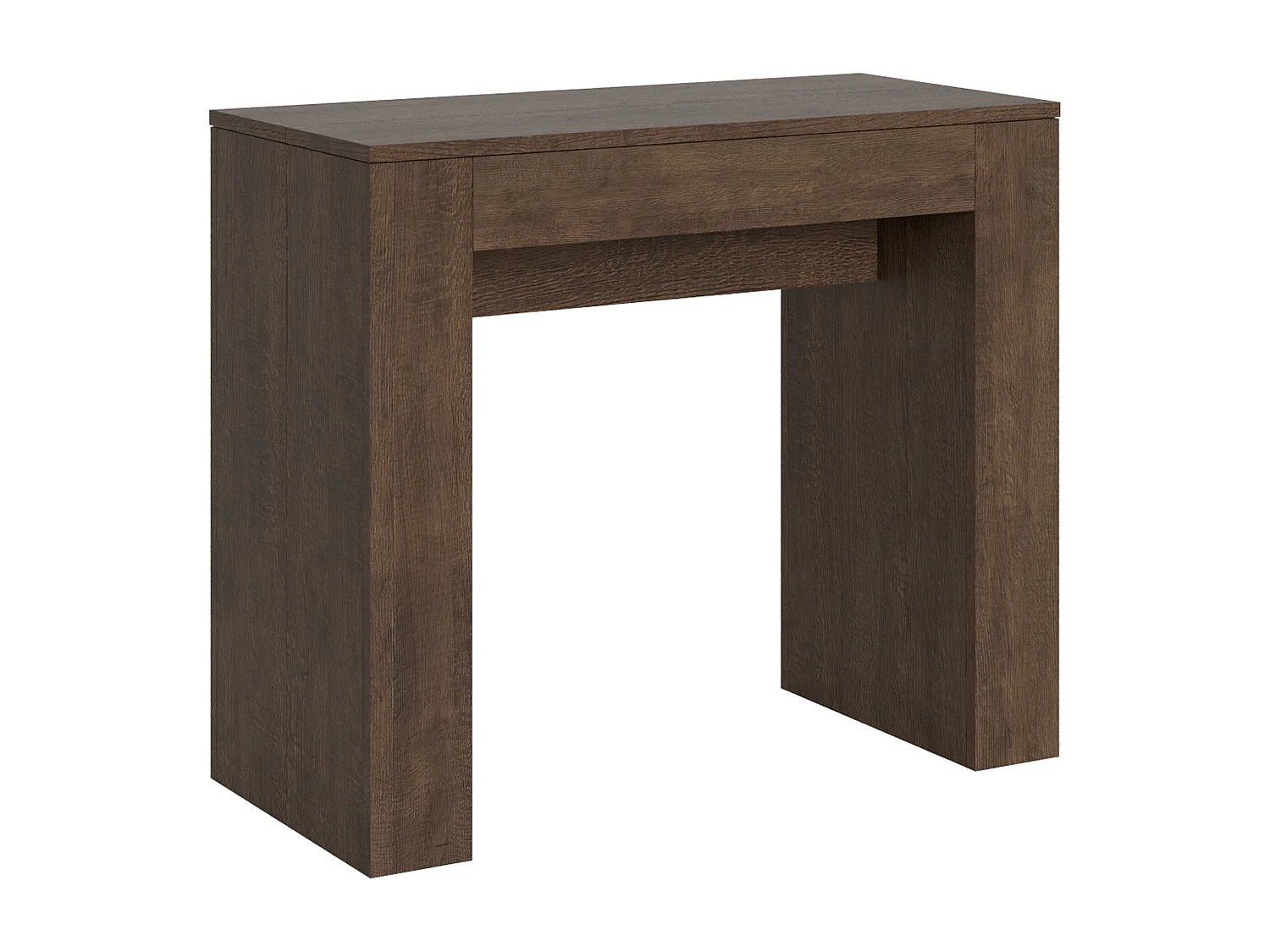 Uitschuifbare sidetable 90x42/198 cm Modem Small walnoot