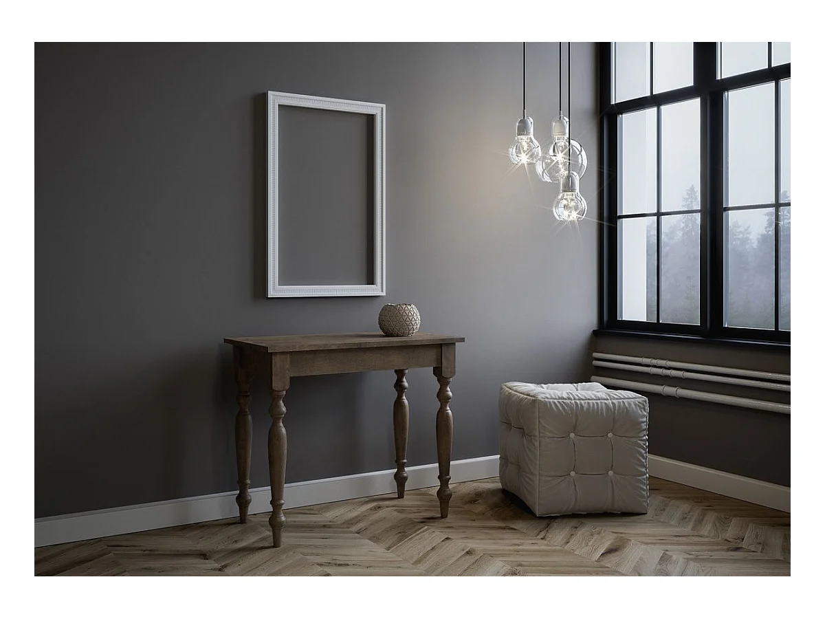 Console extensible 90x48/308 cm Romagna Noyer