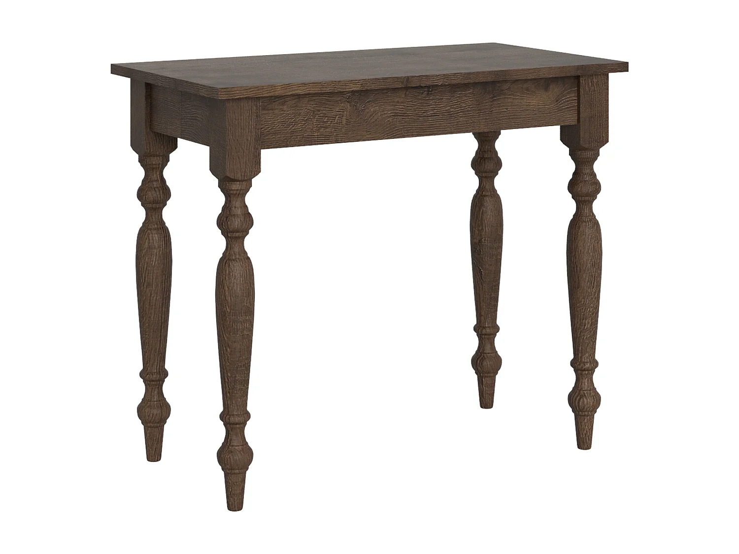 Mesa consola extensível 90x48/308 cm Romagna Nogueira