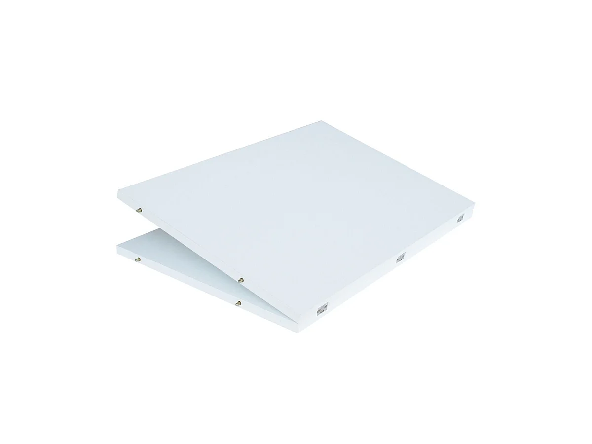 Console extensible 90x49/307 cm Extra Frêne Blanc rallonges internes