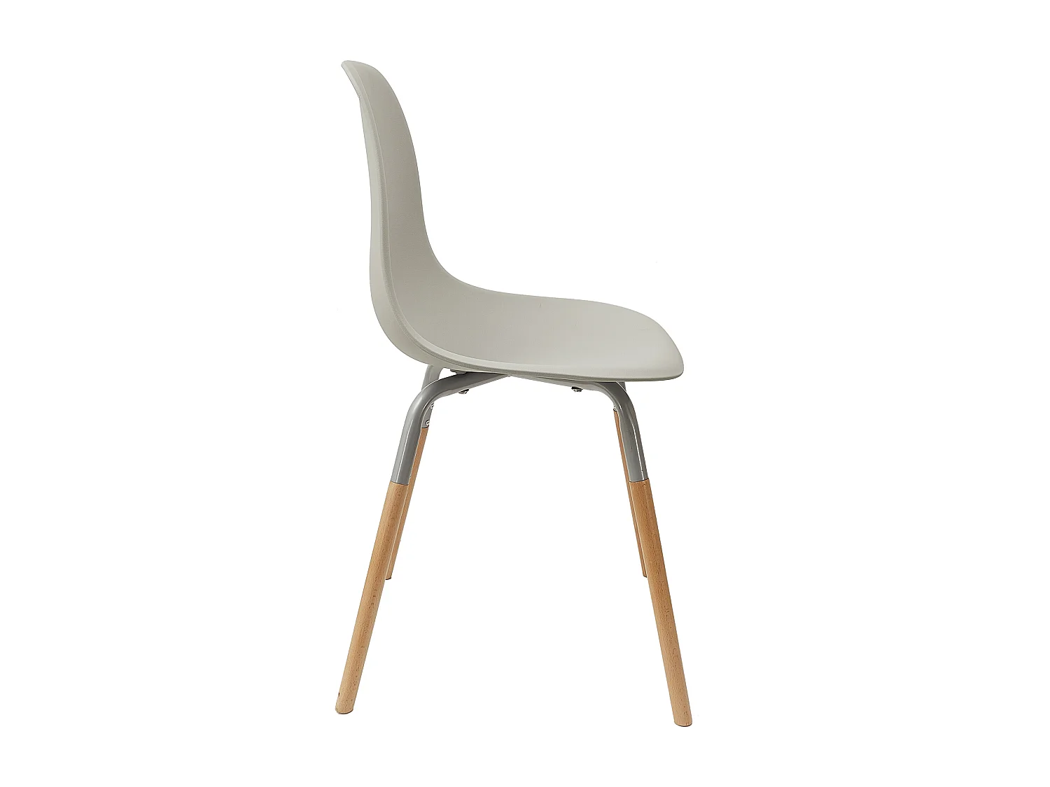 Chaise Scandinave Phenix Gris - Lot De 4 Gris