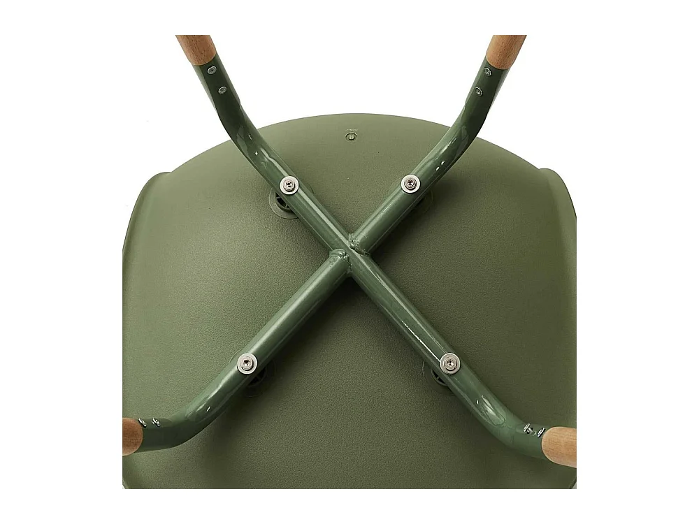 Chaise Scandinave Phenix Vert - Lot De 4 Vert