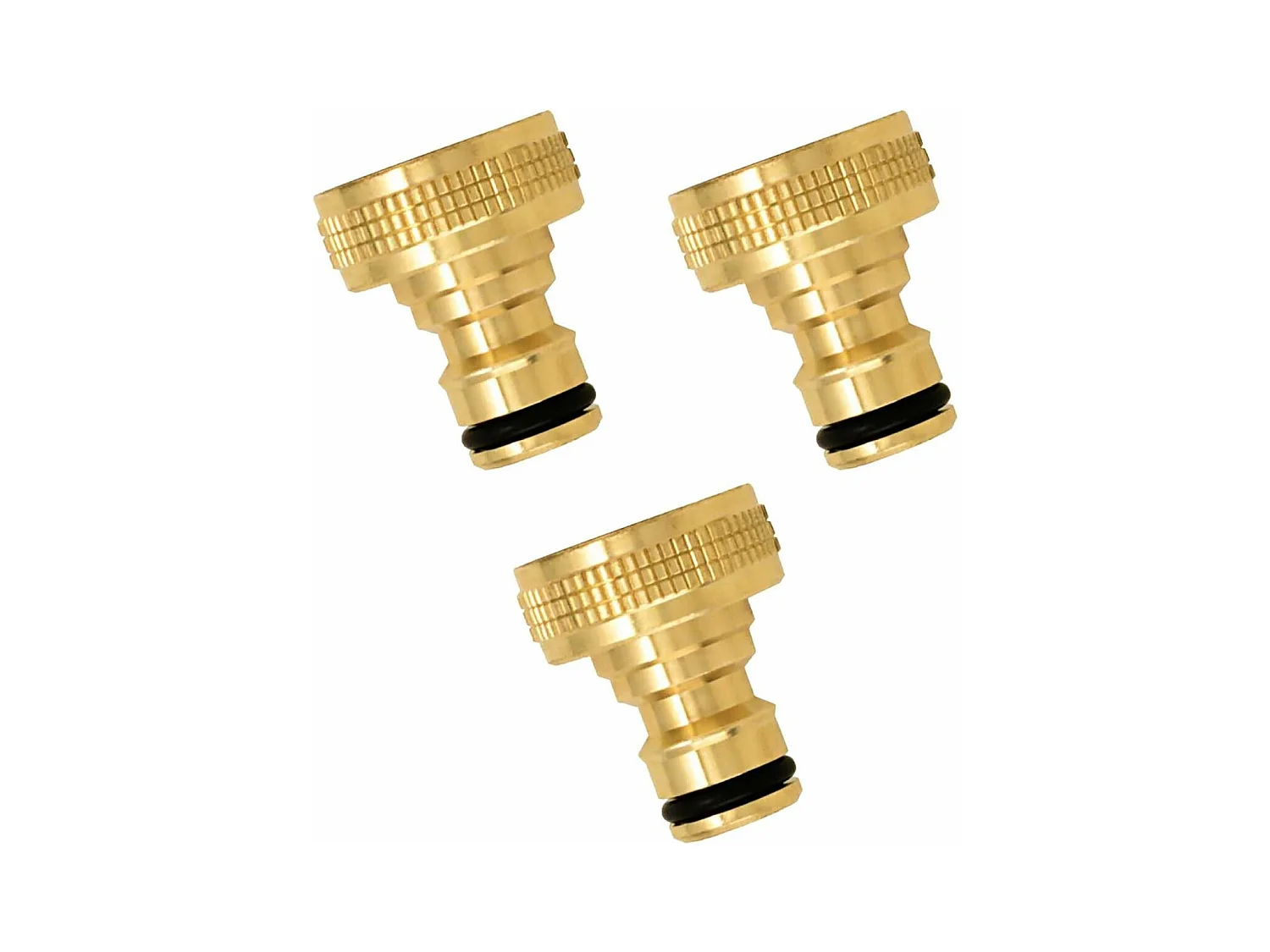 Nez de robinet automatique femelle en laiton (Lot de 3)