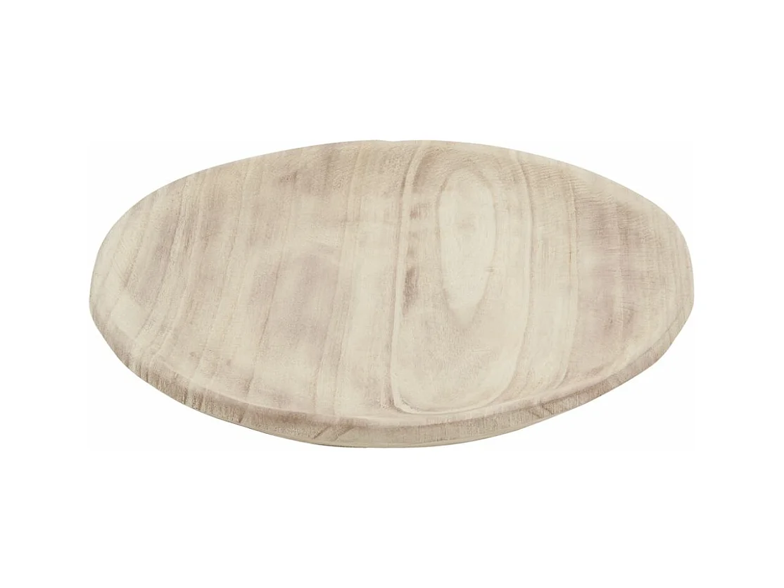 Assiettes en Paulownia Lot de 4