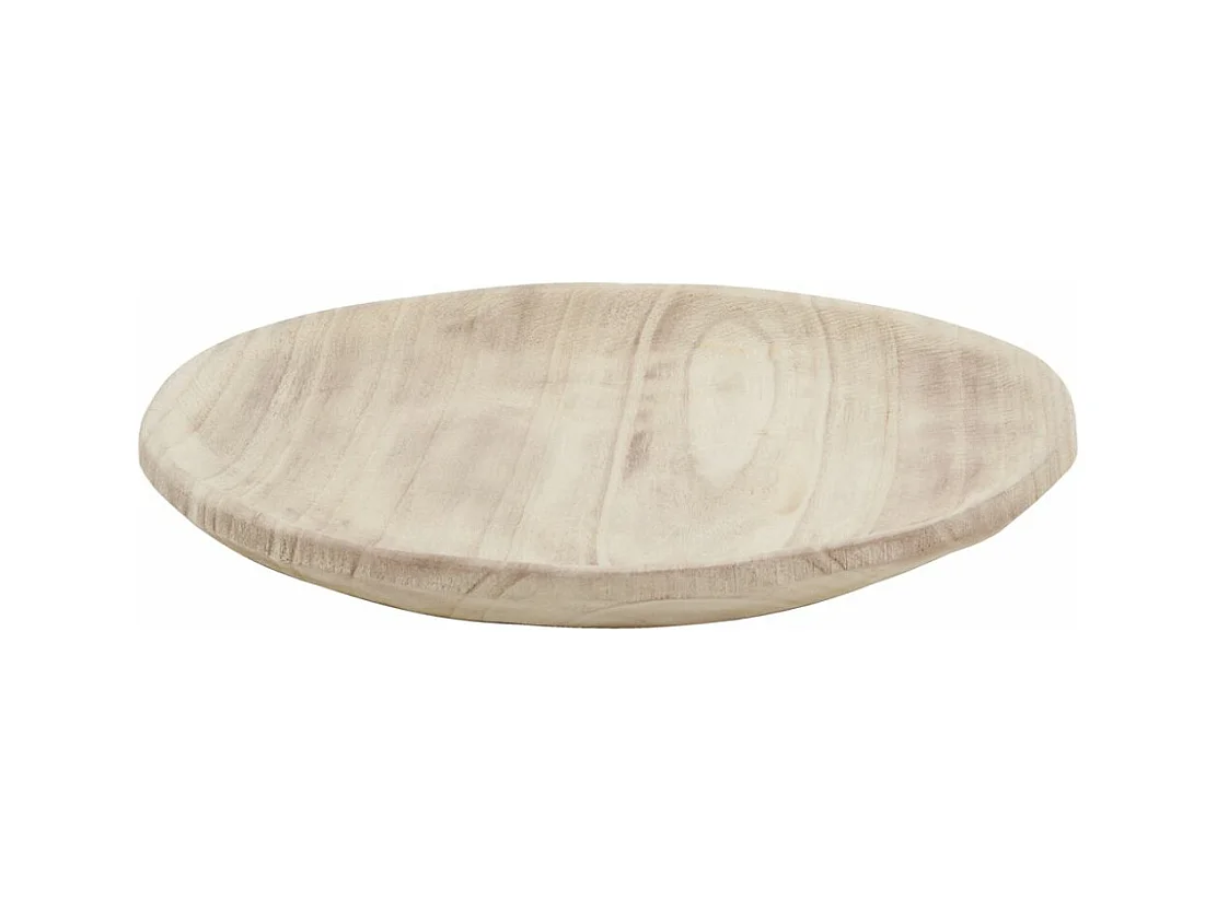 Assiettes en Paulownia Lot de 4