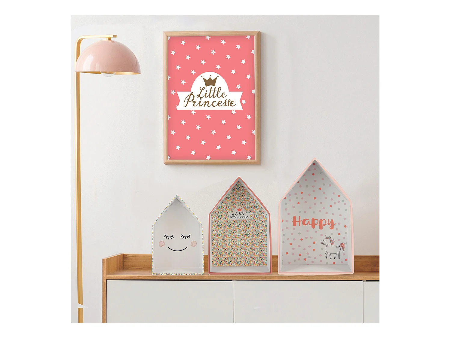 Boite Gigogne Maison Fille X3