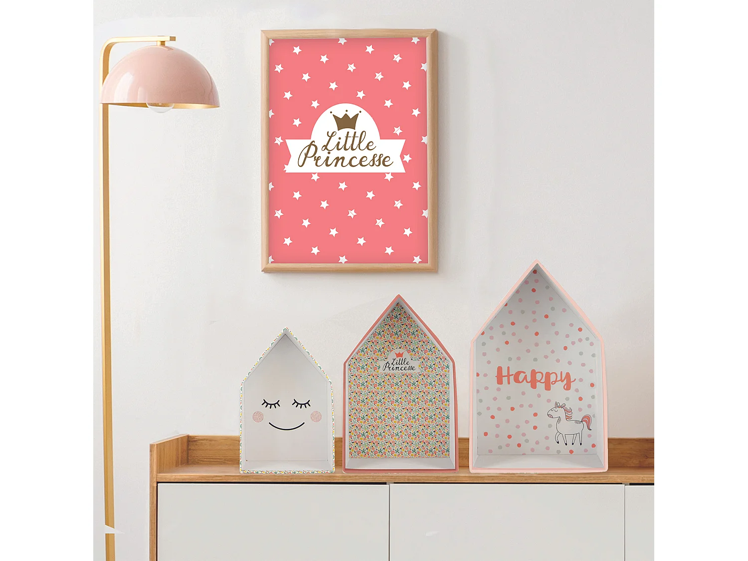 Boite Gigogne Maison Fille X3