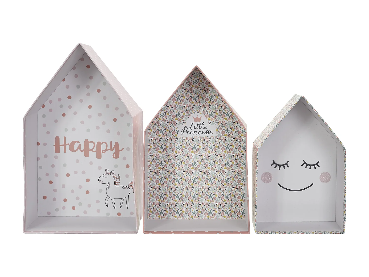 Boite Gigogne Maison Fille X3