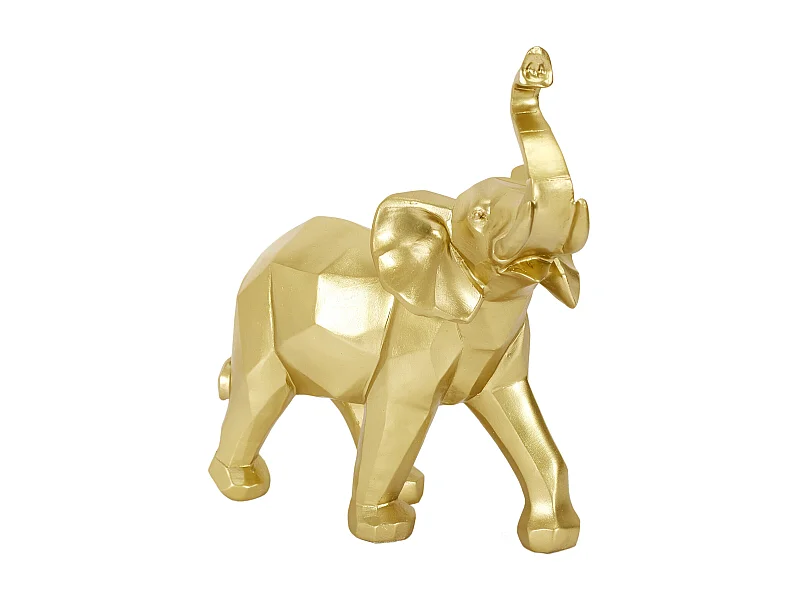 Elephant Origami Dore H30cm Or