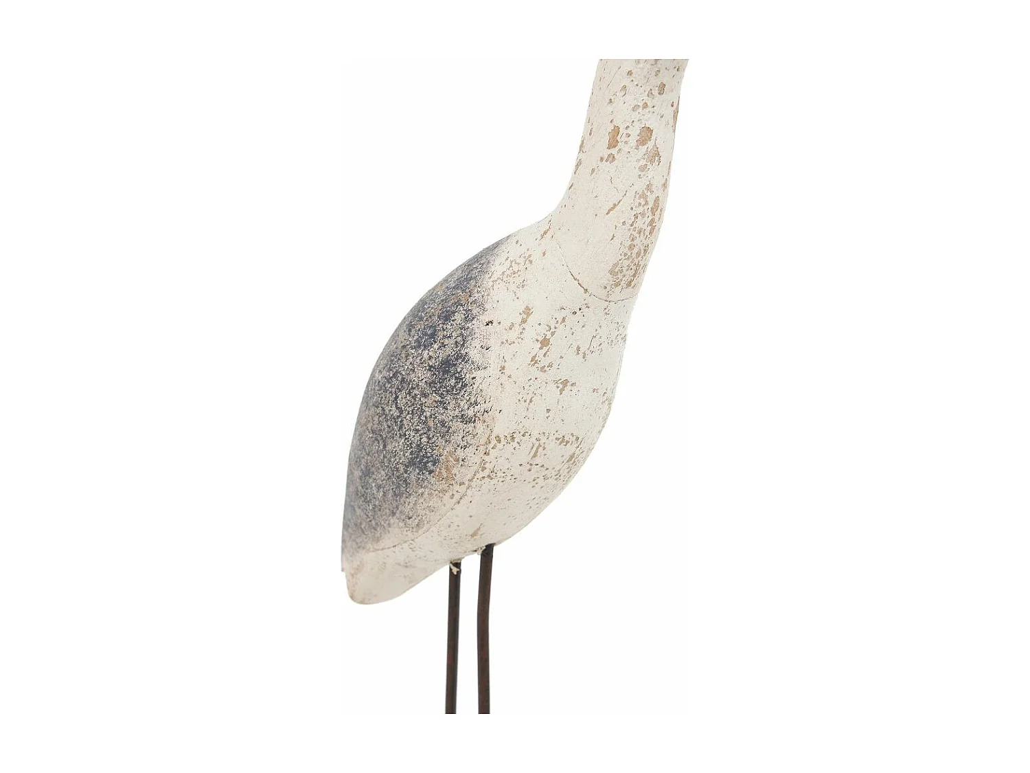 Oiseau en bois sur socle 33 x 46 cm