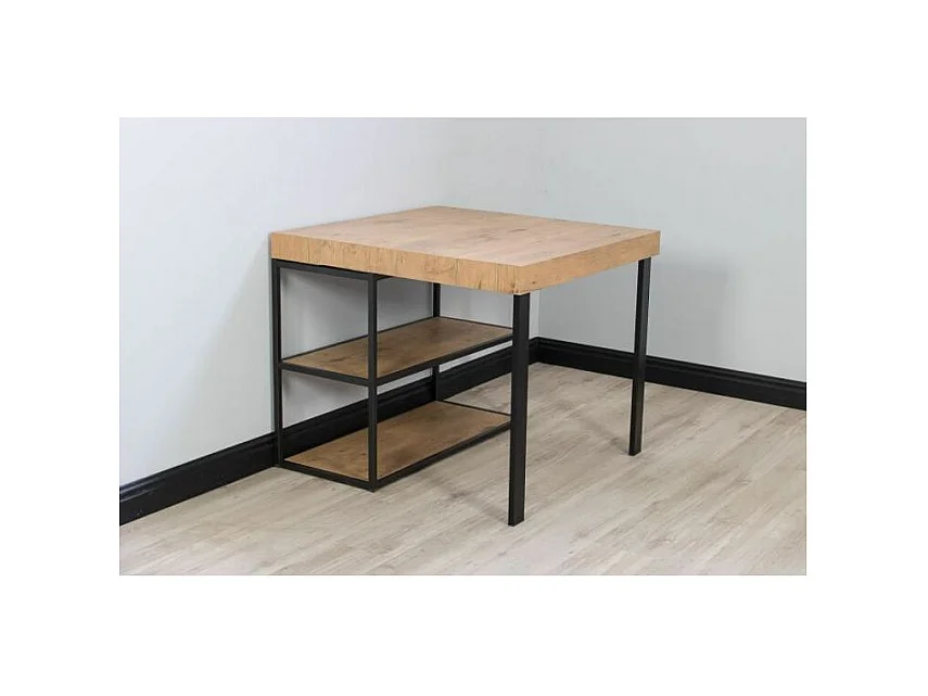 Console Camelia Sapin Nature cadre Anthracite