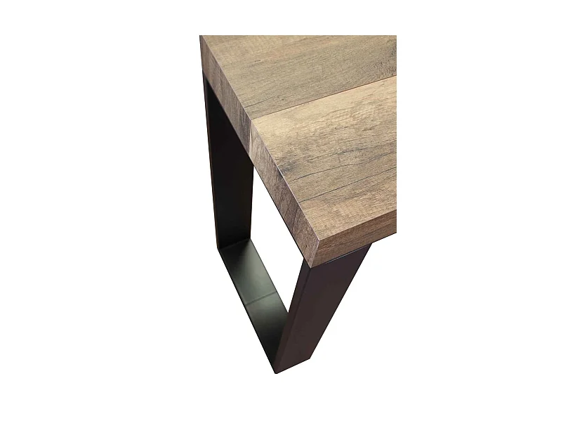 Konsola rozkładana 90x40/300 cm Tecno Noce rama antracytowa