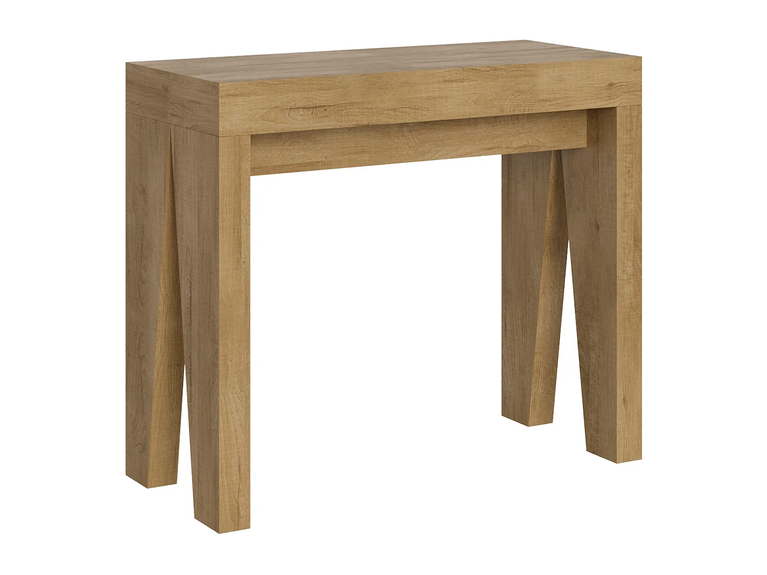 Console extensible 90x40/196 cm Naxy Small chêne nature