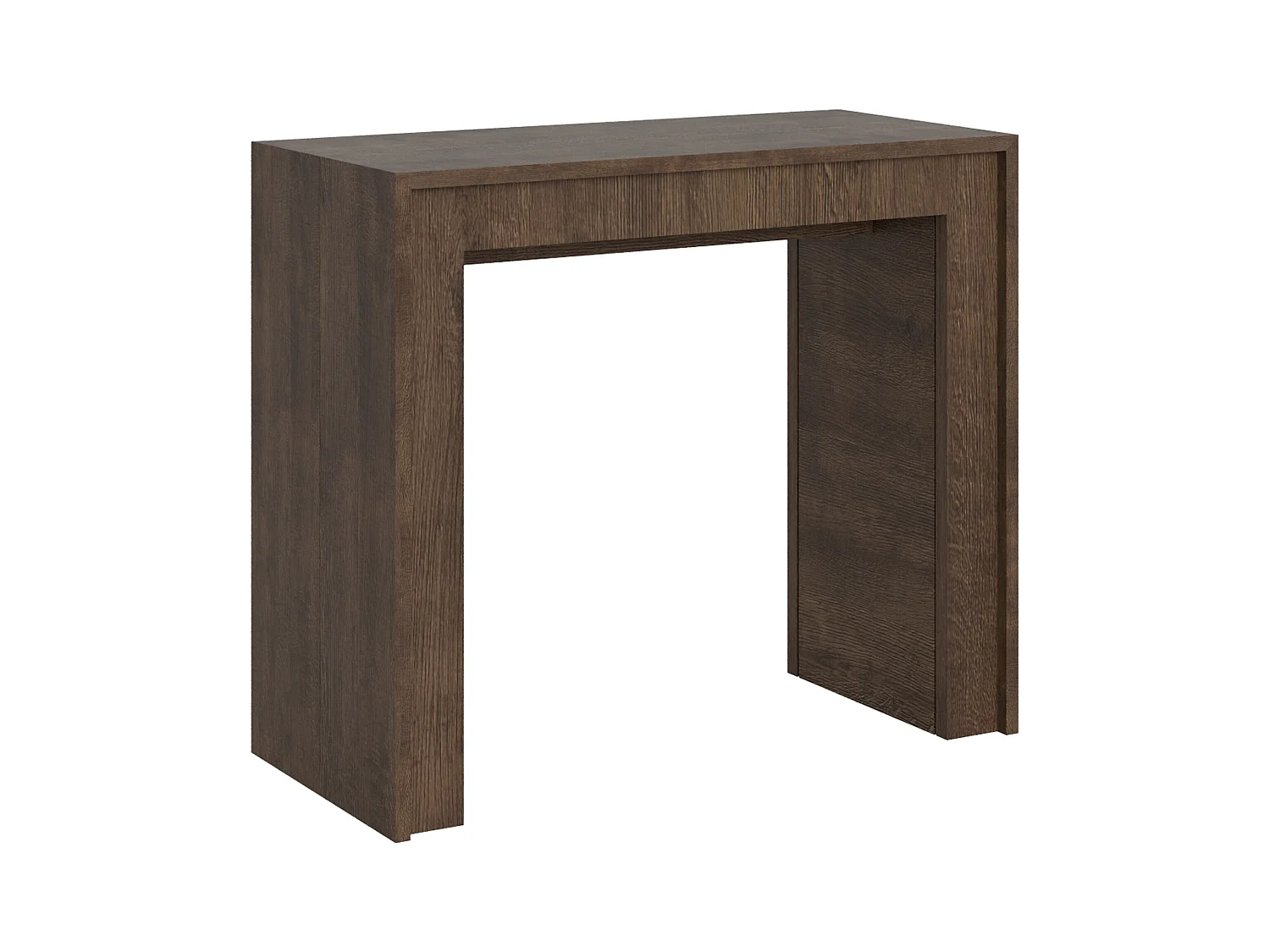 Uitschuifbare sidetable 90x42/302 cm Mia walnoot