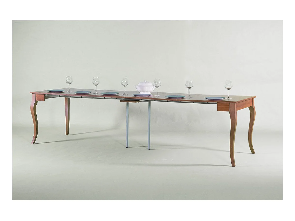 Consolle allungabile 90x48/308 cm Olanda noce