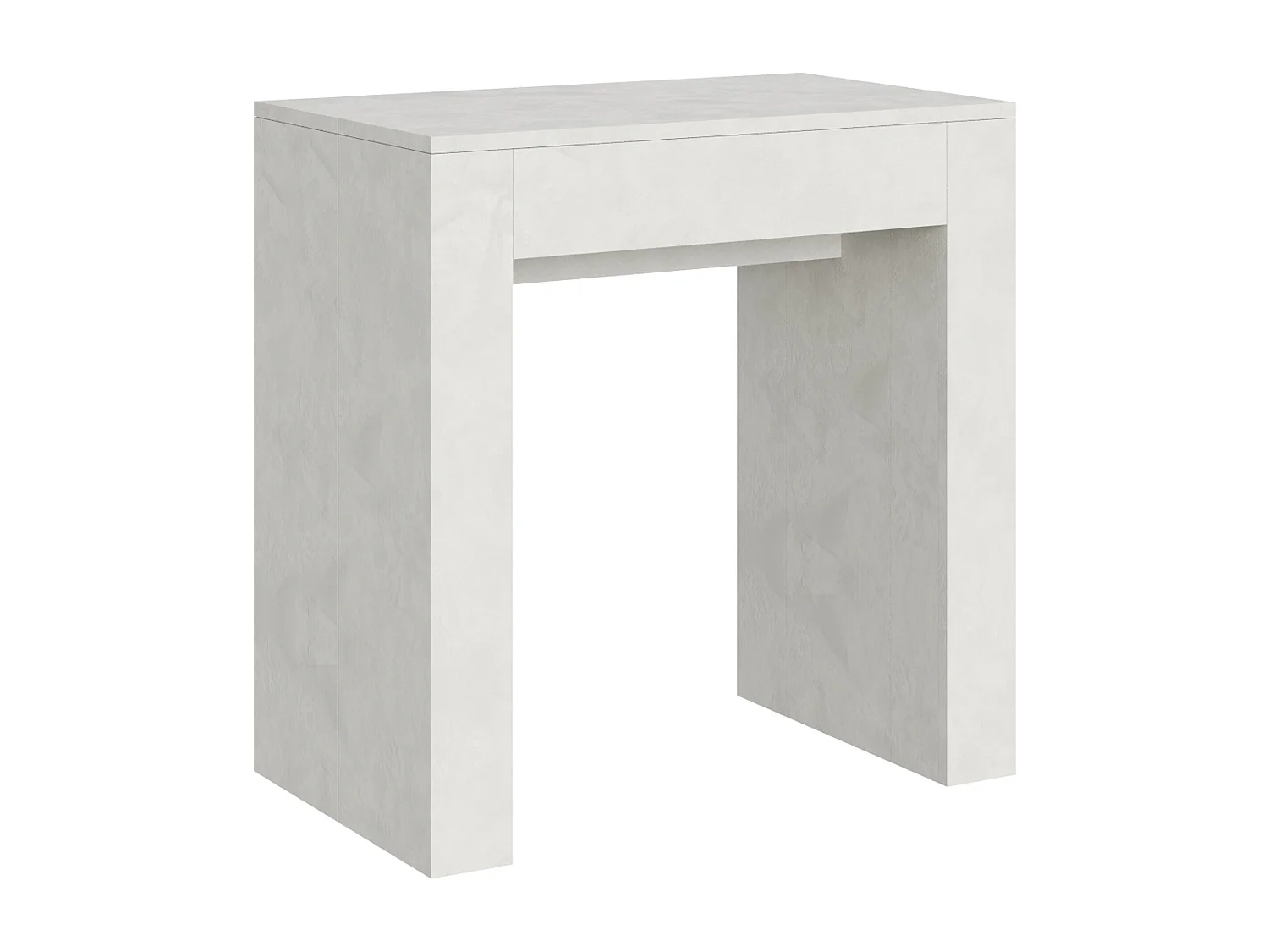 Consola extensible de madera Alina 78x47/299 cm-Color Blanco