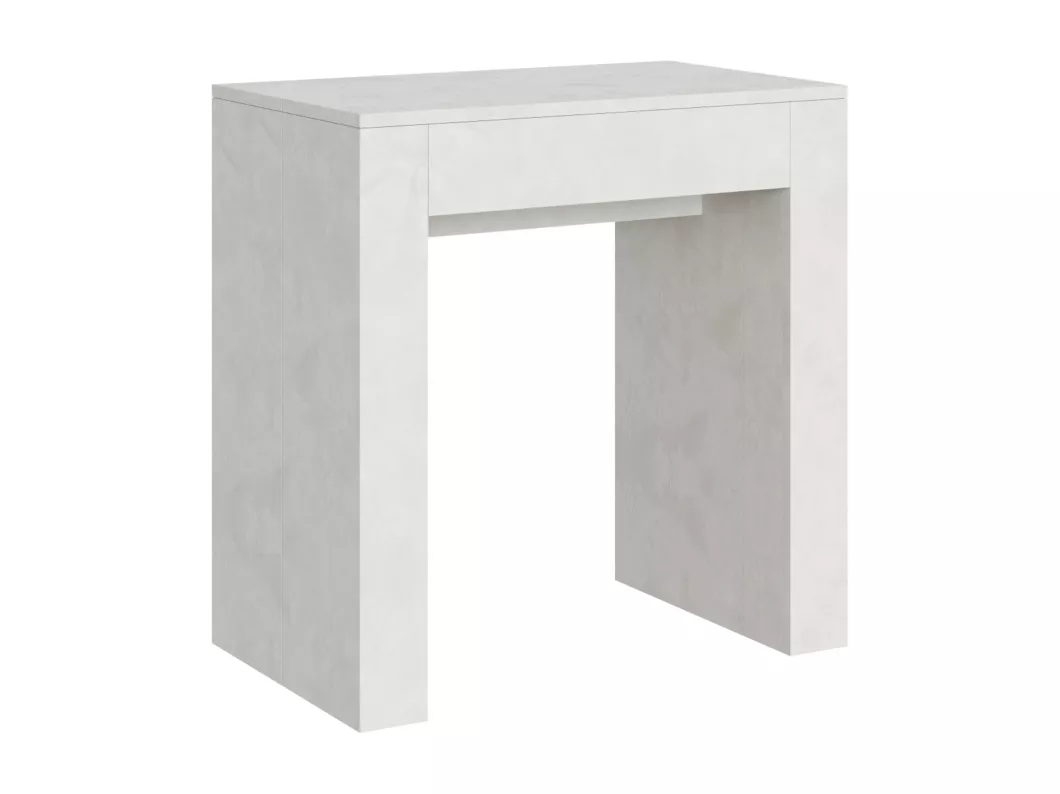 Kauf Unique Console extensible 78x47/299 cm Allin Blanc Spatulé rallonges internes