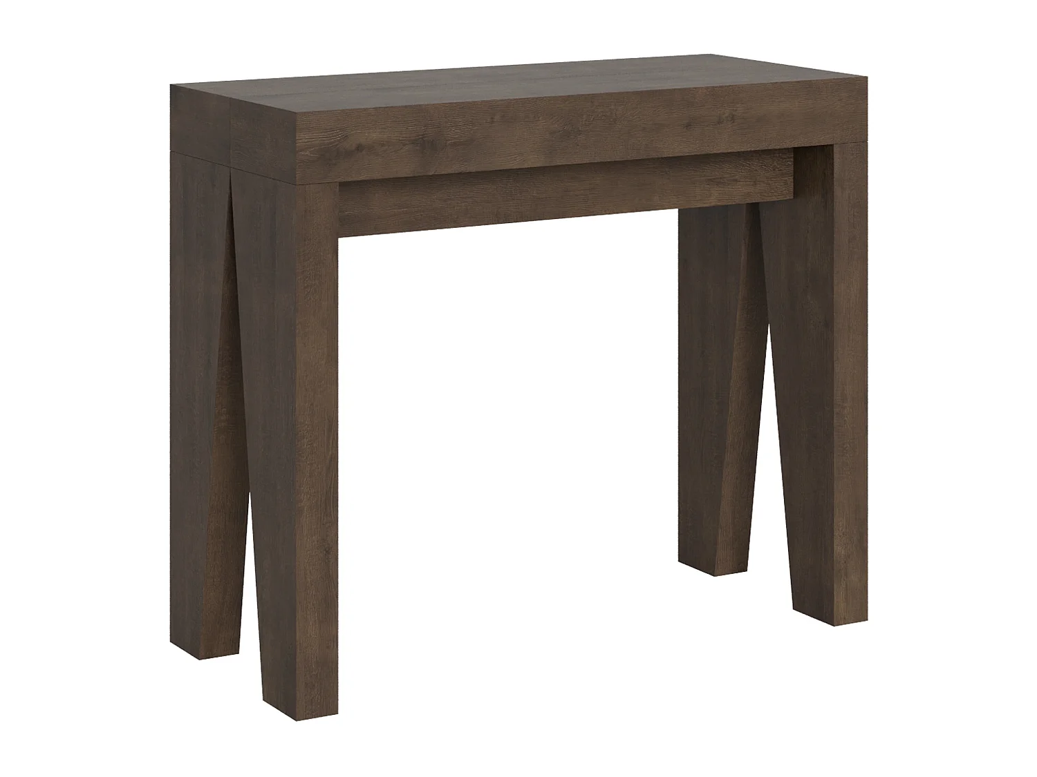 Console extensible 90x40/196 cm Naxy Small noyer