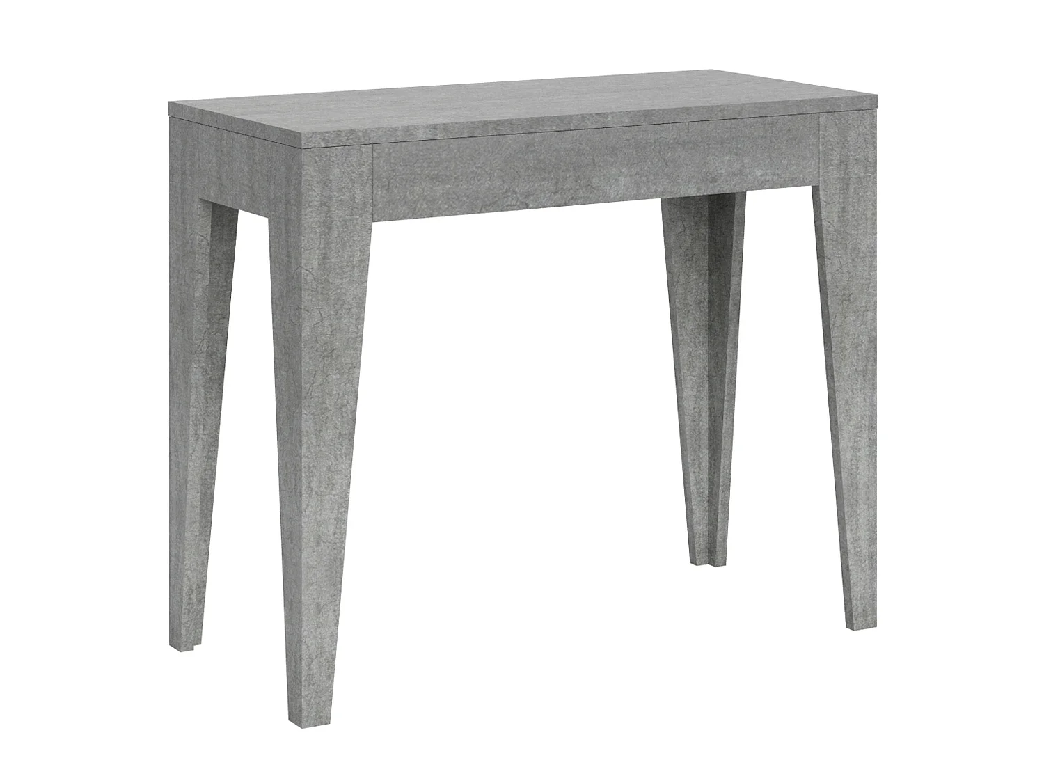 Uitschuifbare sidetable 90x42/302 cm Isotta cement