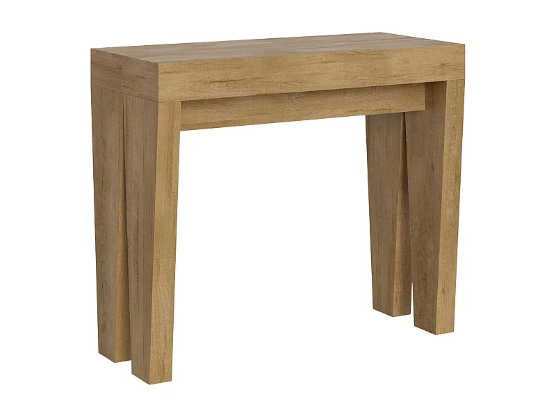 Ausziehbare Konsole 90x40/196 cm Spimbo Small Quercia Natura