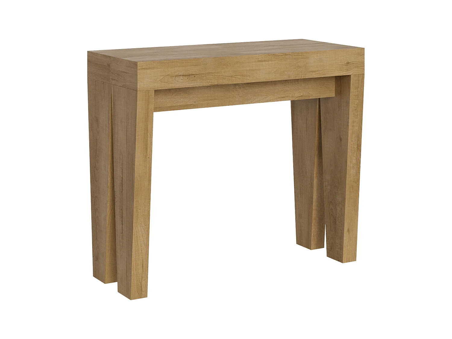 Console extensible 90x40/196 cm Spimbo Small Chêne Nature