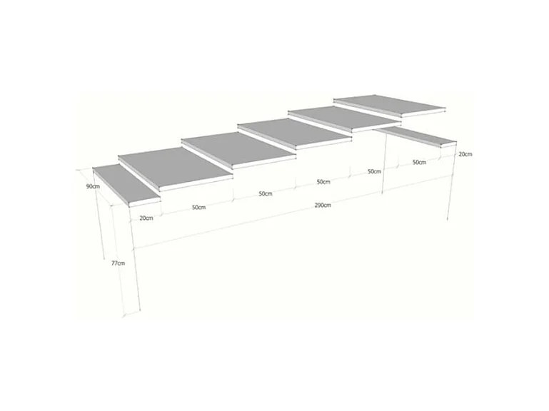 Console Mimosa Premium Sapin Nature cadre Anthracite