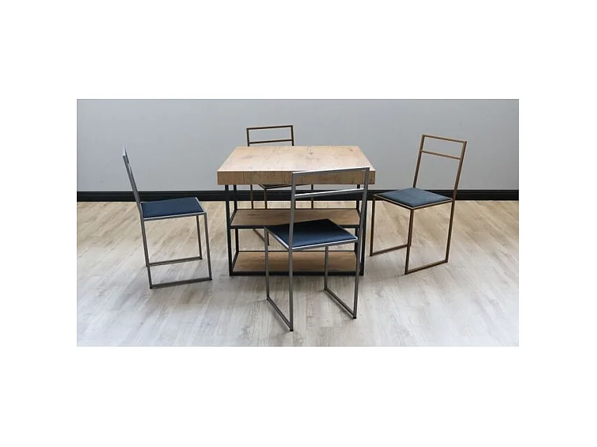 Console Camelia Sapin Teinté cadre Anthracite