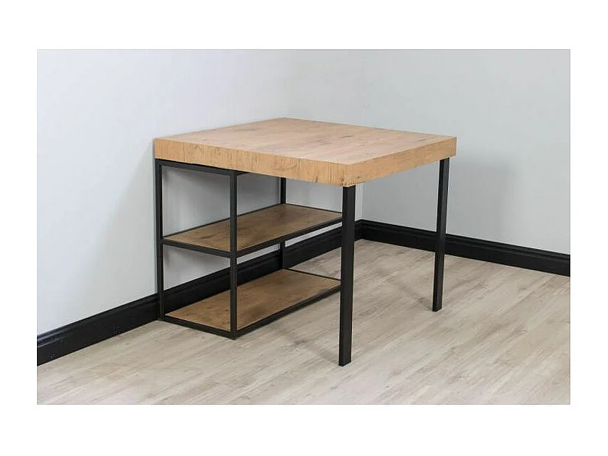 Console Camelia Sapin Teinté cadre Anthracite