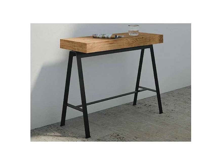 Console Iris Small Premium Sapin Teinté cadre Anthracite