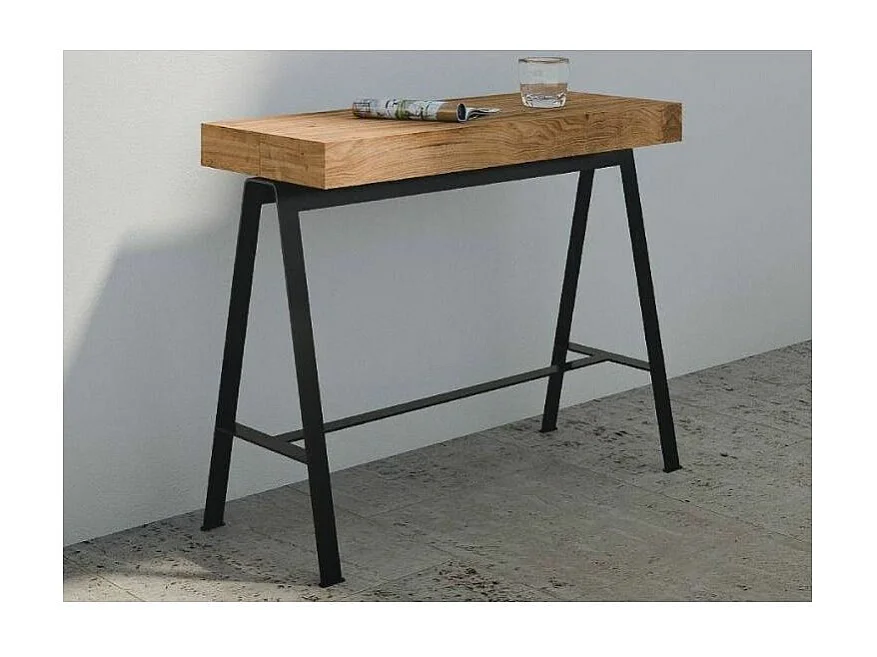 Console Iris Small Premium Sapin Teinté cadre Anthracite