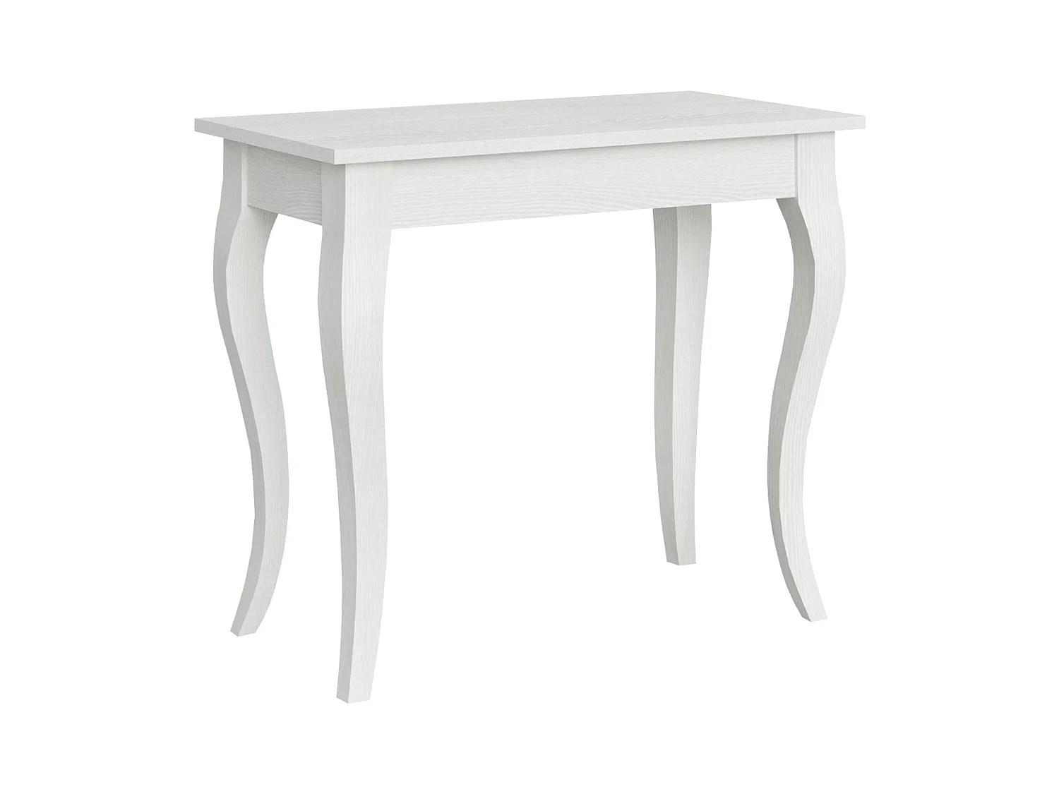 Uitschuifbare sidetable 90x48/308 cm Olanda eiken wit