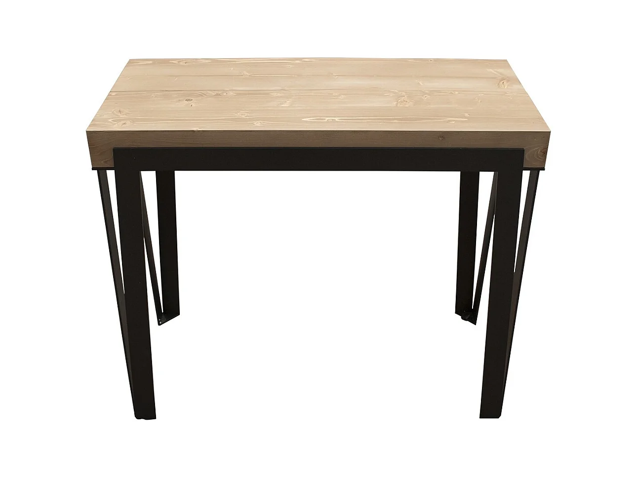 Rozkładana konsola 90x40/290 cm Rio Premium barwiona jodła antracytowa