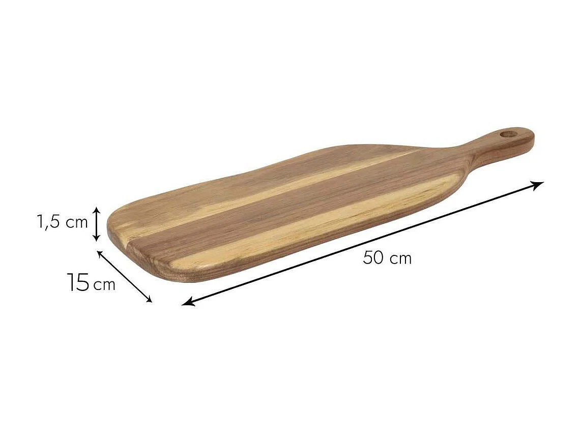Planche De Presentation Acacia 50x15cm Marron
