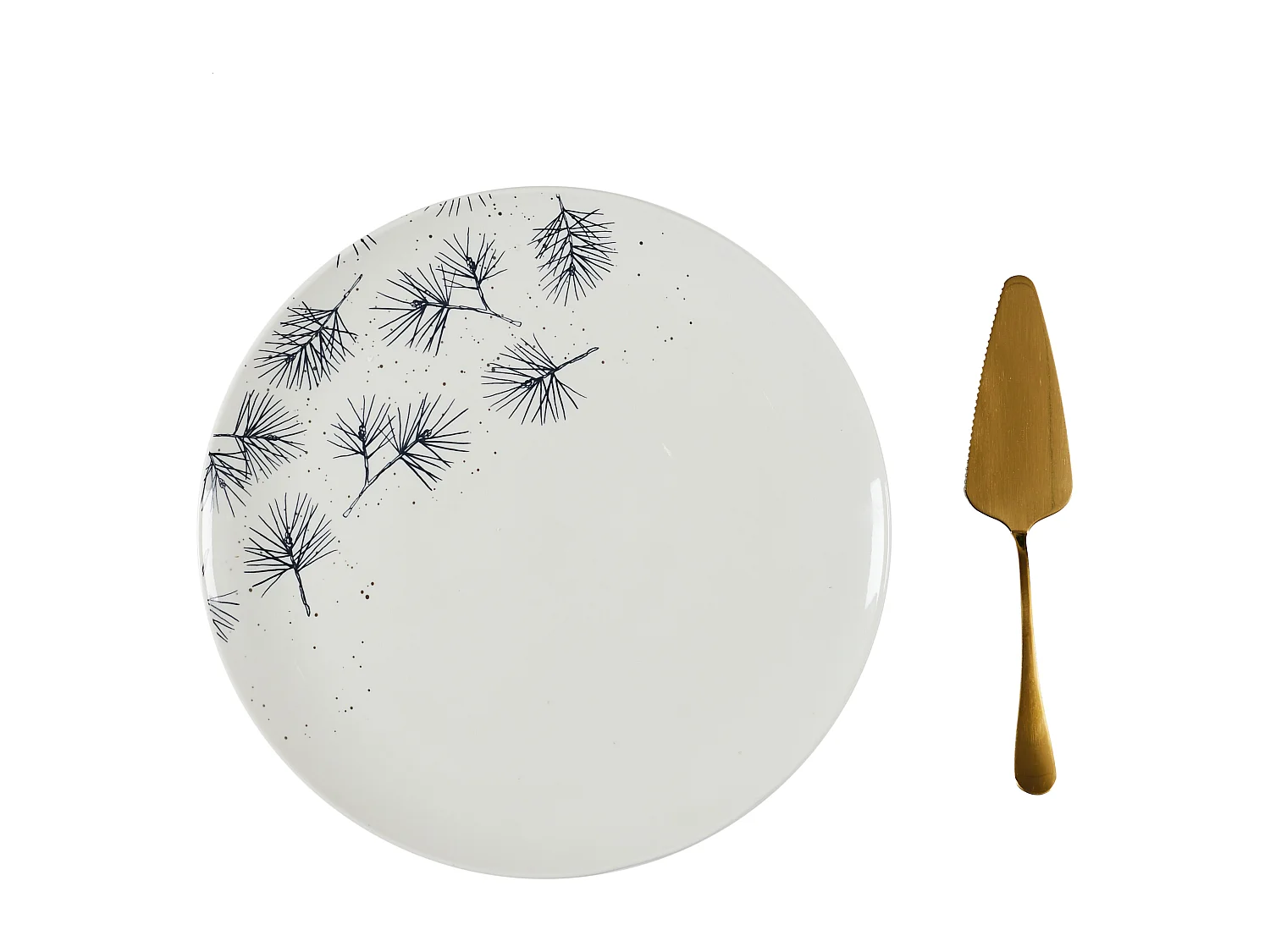 Plat A Tarte Et Pelle Doree Blanc