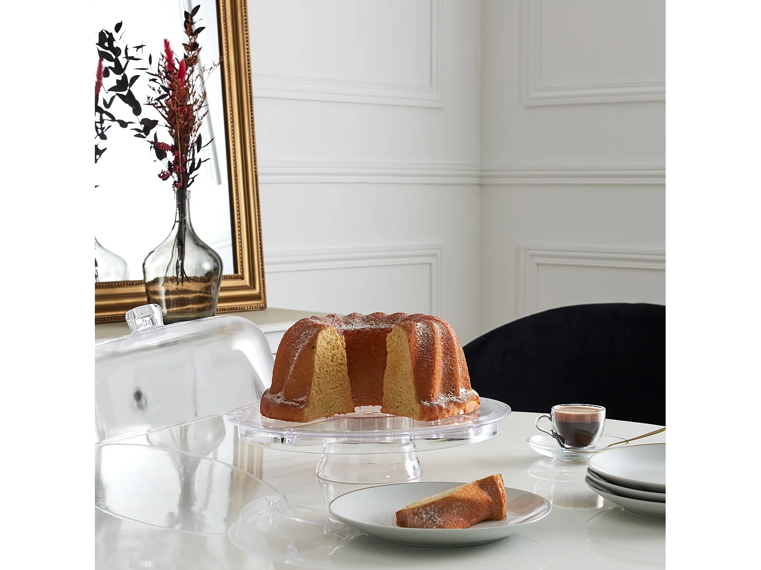 Presentoir Multifonction 4en1 Transparent