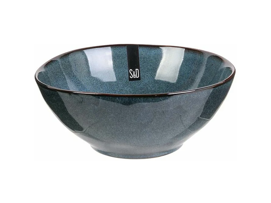 Coupelle en grès bleu 35 cl Au grès du temps Lot de 6