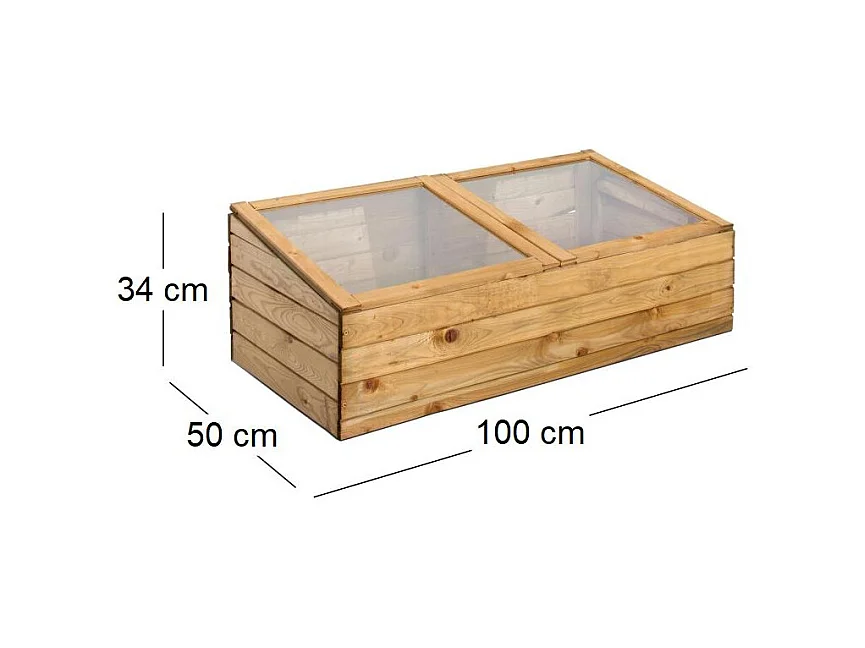 Petite serre de jardin en bois