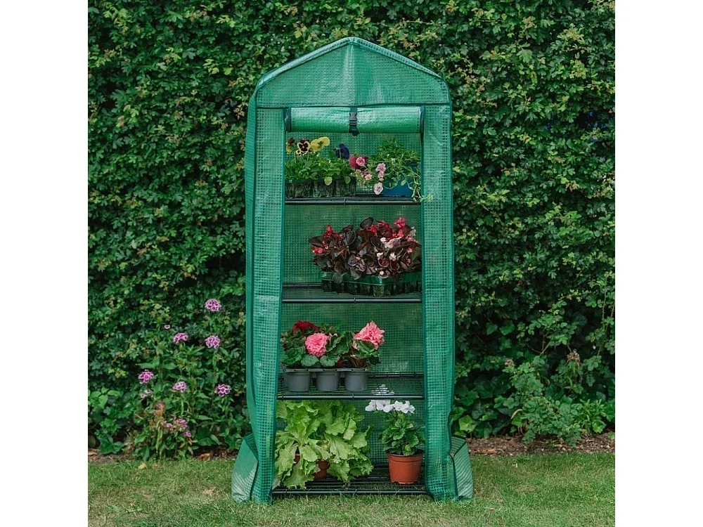 Serre de jardin 4 étages avec housse Grow