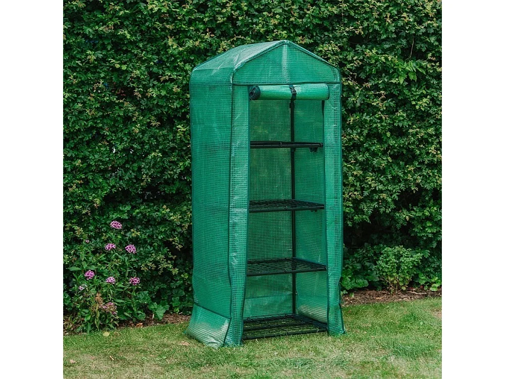 Serre de jardin 4 étages avec housse Grow