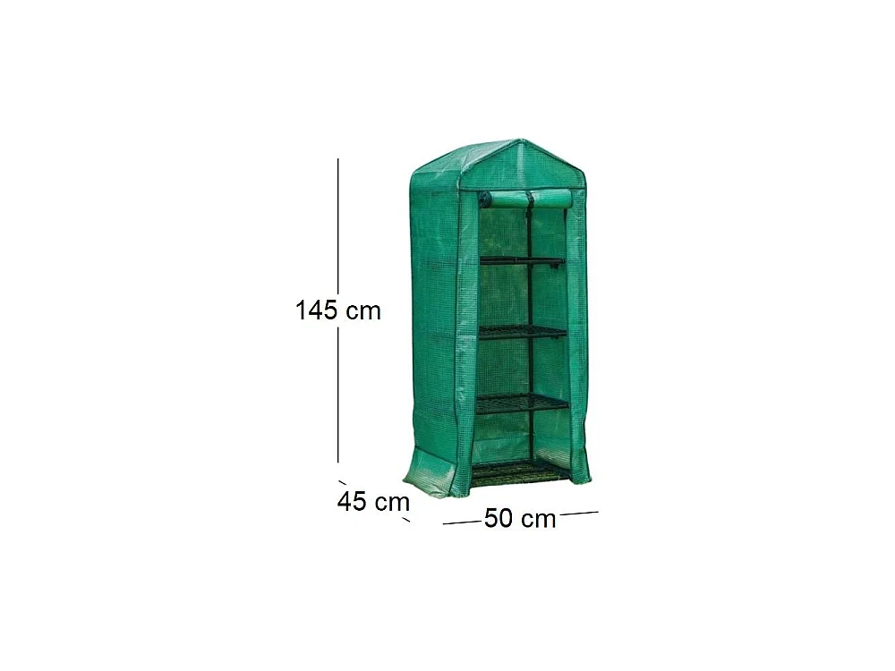 Serre de jardin 4 étages avec housse Grow