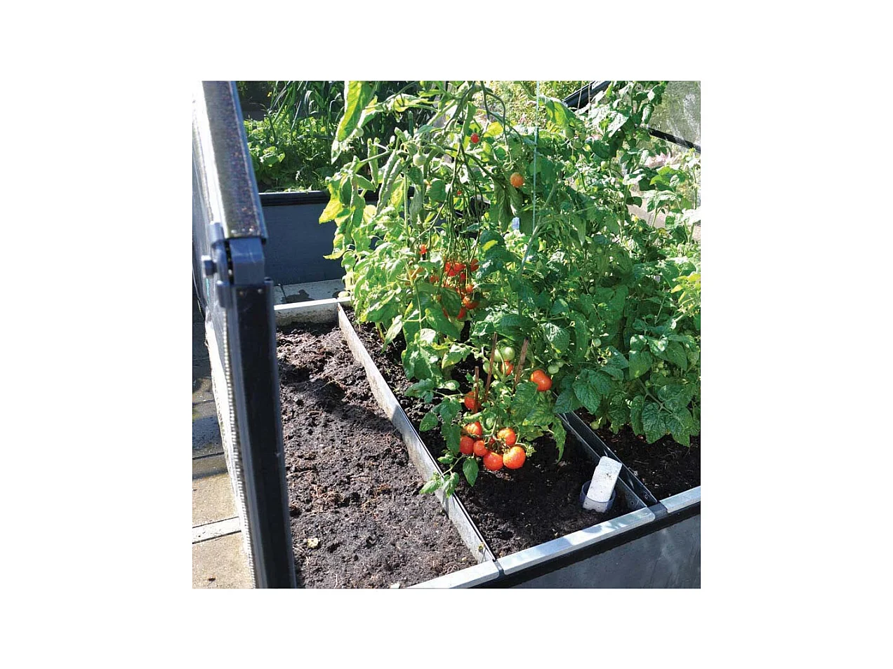 Carré potager premium avec serre Basic air Longueur 120 cm