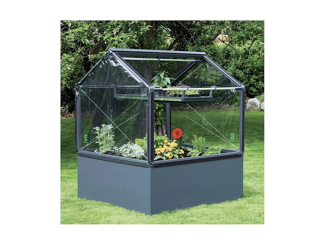Carré potager premium avec serre Basic air Longueur 120 cm