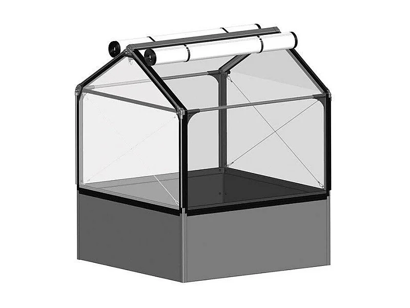 Carré potager premium avec serre Basic air Longueur 120 cm