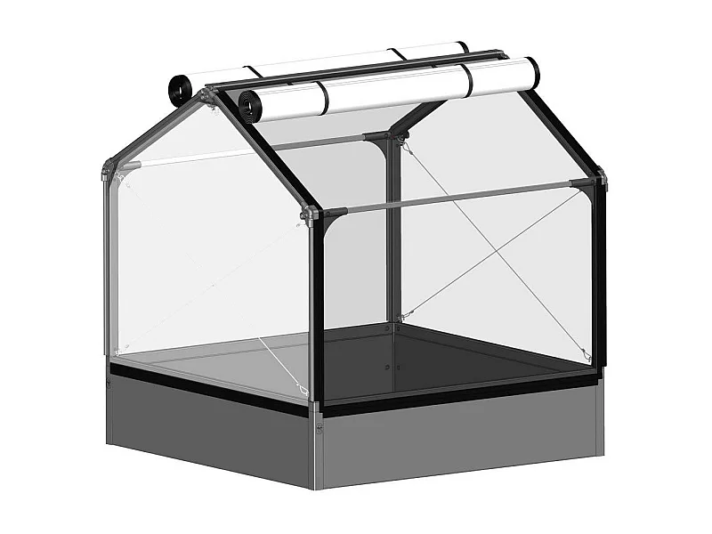 Potager premium avec serre et protection Veg Longueur 120 cm