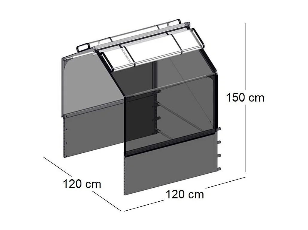 GrowCamp Estensione per orto 50cm 650 Litri