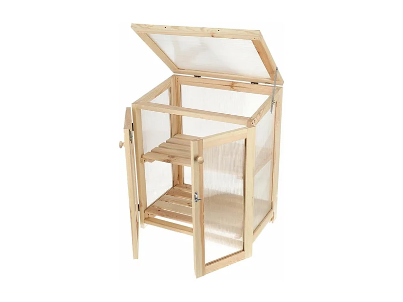 Serre en pin naturel Texel Hauteur 85 cm