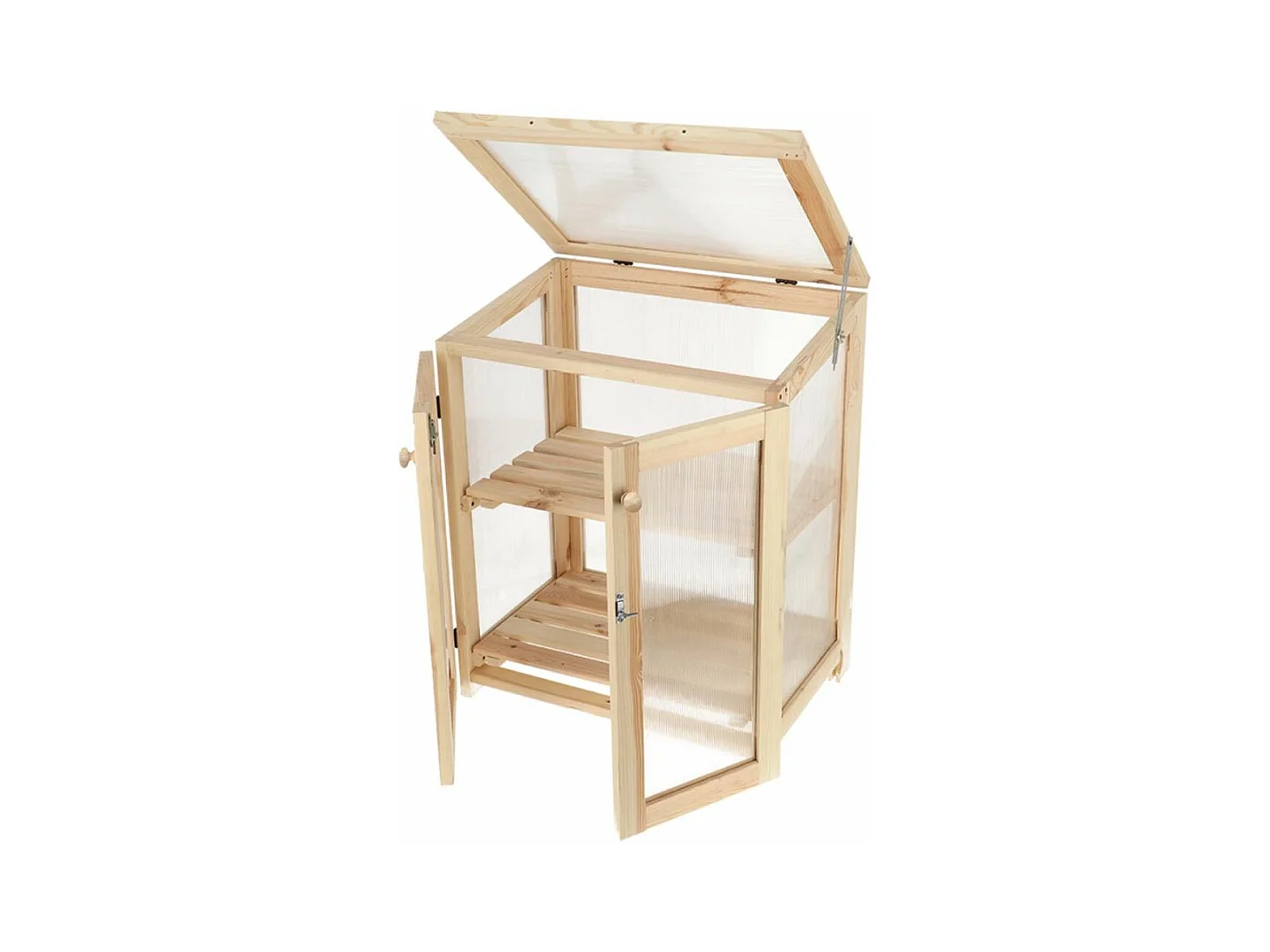 Serre en pin naturel Texel Hauteur 85 cm