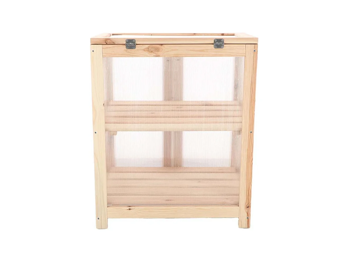 Serre en pin naturel Texel Hauteur 85 cm