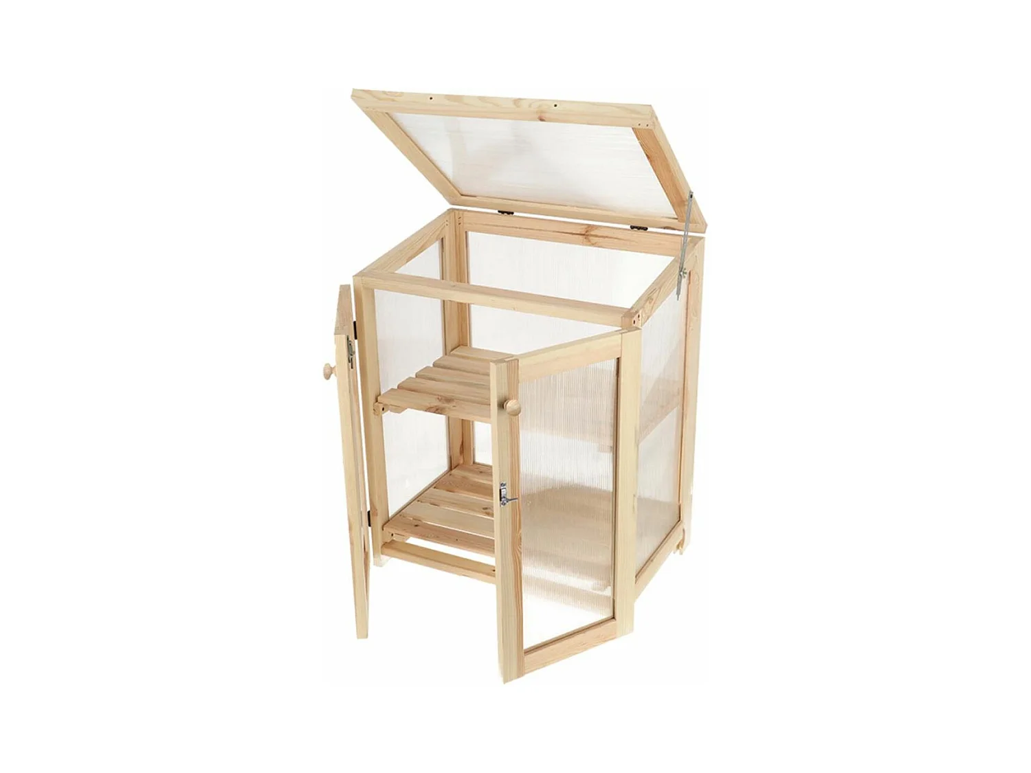 Serre en pin naturel Texel Hauteur 85 cm